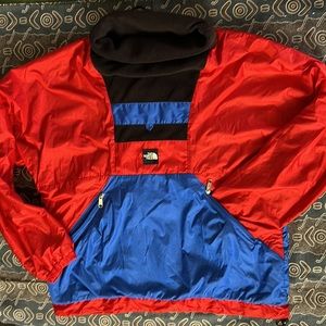 Vintage 1980s North Face reversible pullover, size M